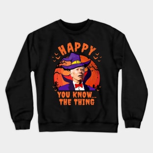 Joe Biden Halloween Parody Crewneck Sweatshirt